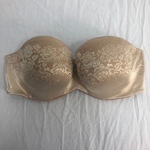 Soma Nude Strapless Bra Size 36DD
